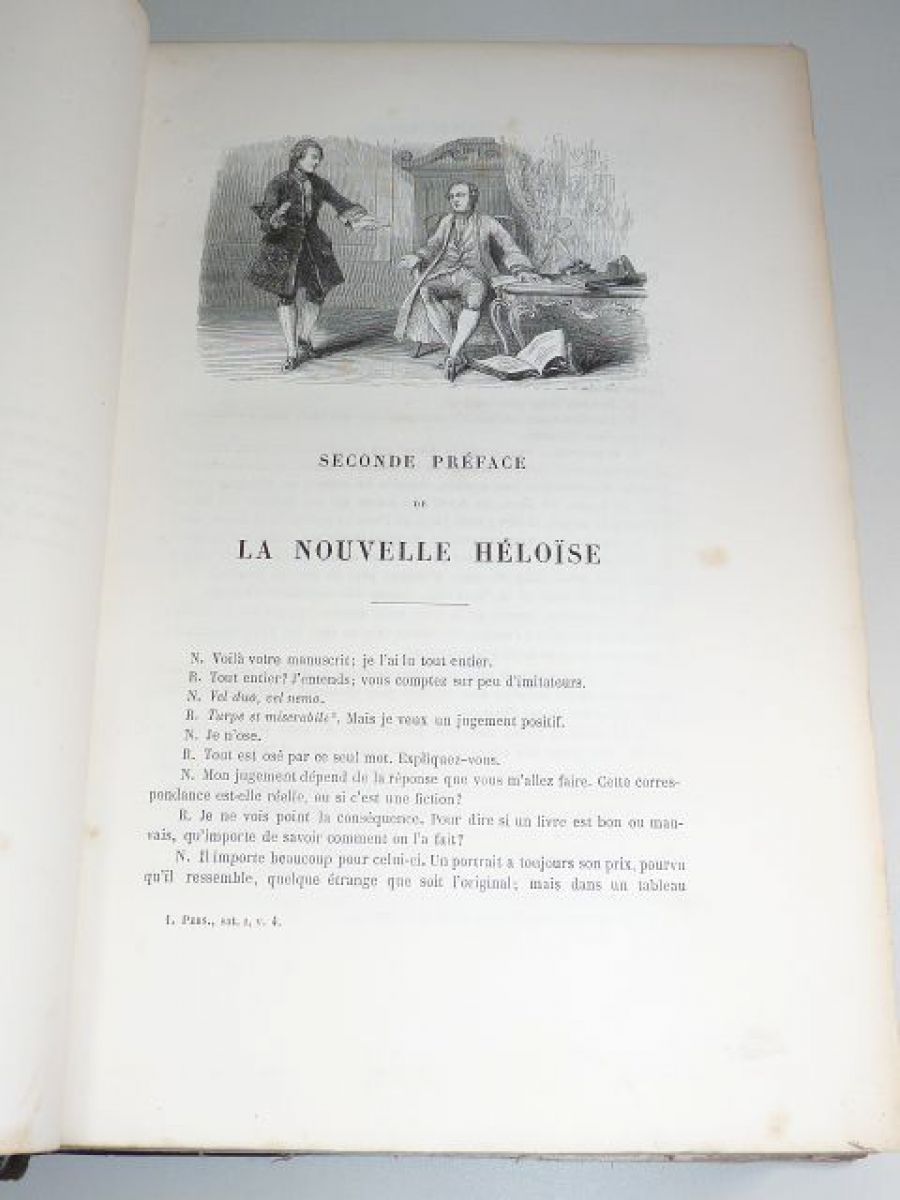 Rousseau Julie Ou La Nouvelle Héloïse Edition Originale Edition 
