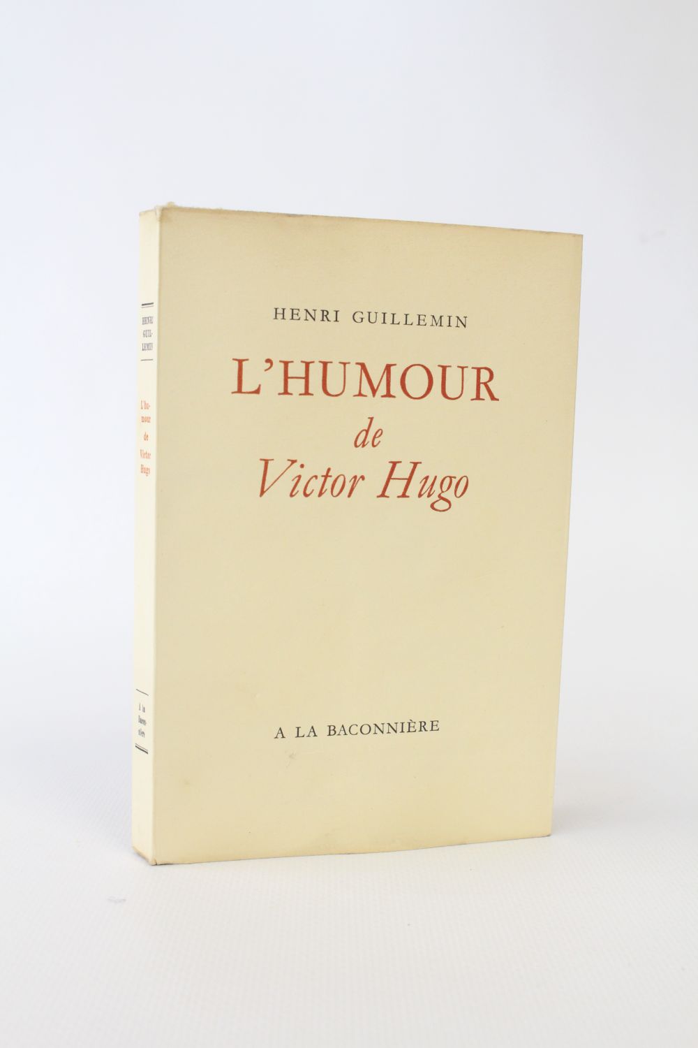 Guillemin L Humour De Victor Hugo First Edition Edition Originale