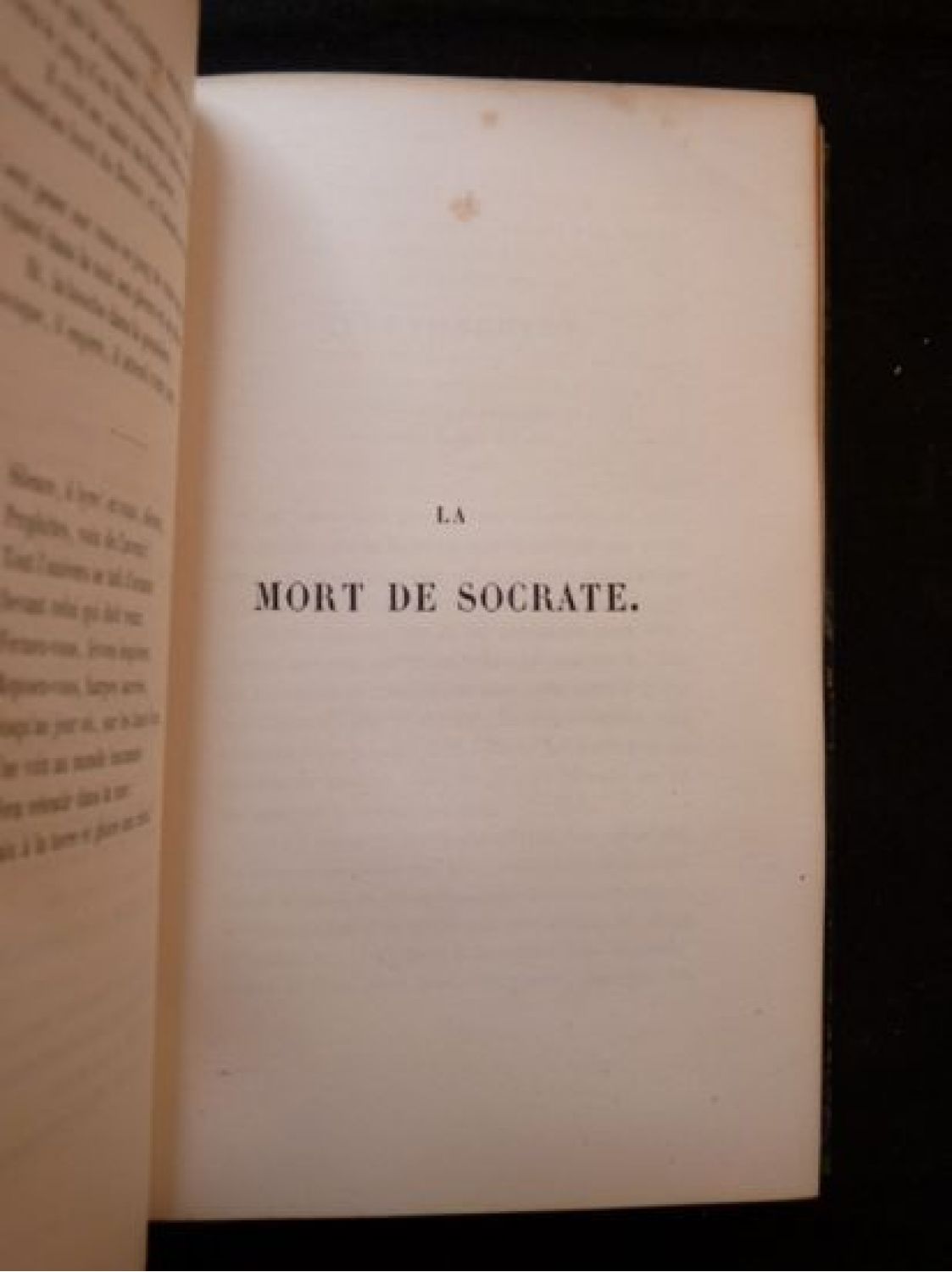 LAMARTINE Premières méditations poétiques La Mort de Socrate