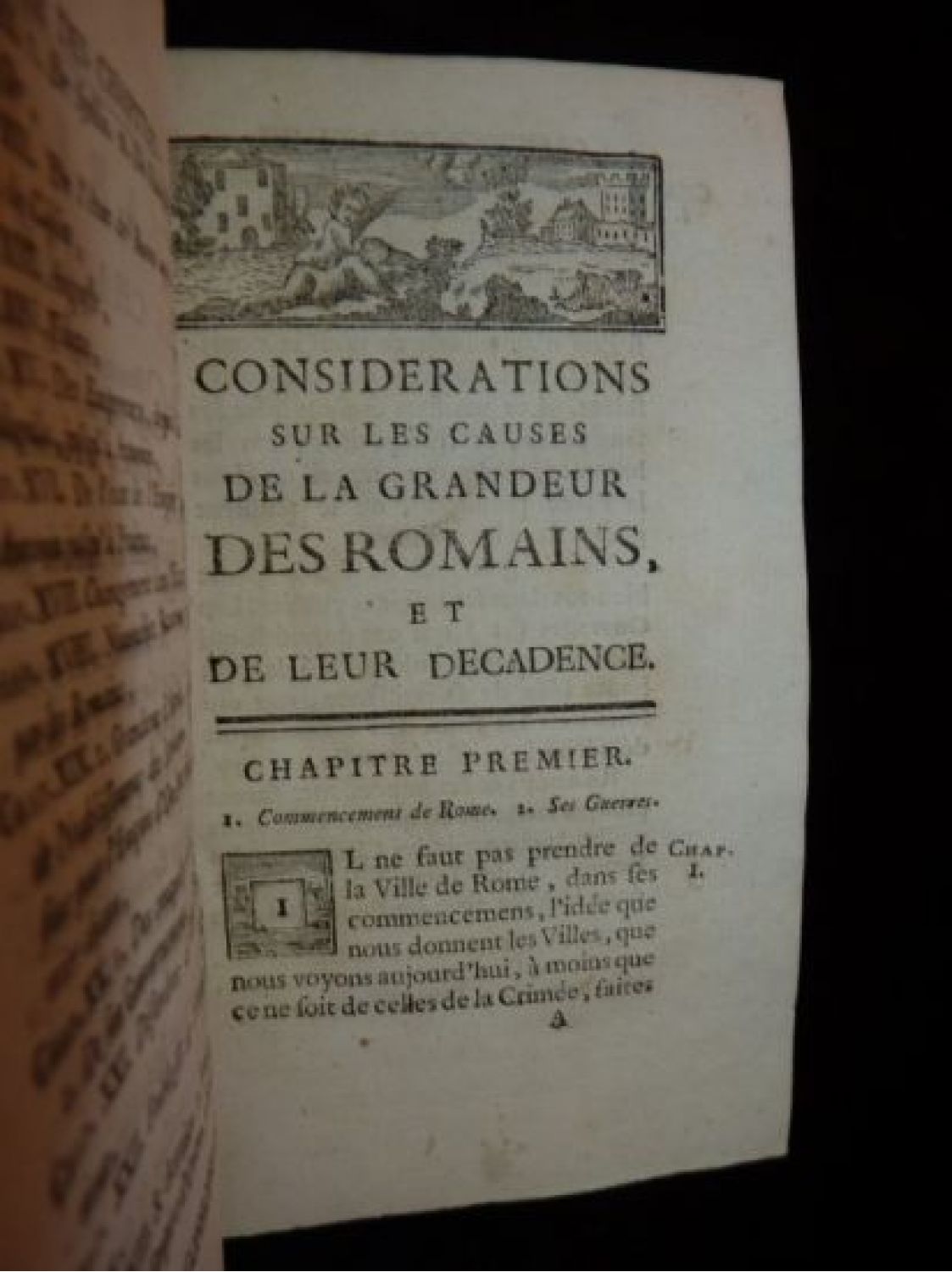 Montesquieu Consid Rations Sur Les Causes De La Grandeur Des Romains