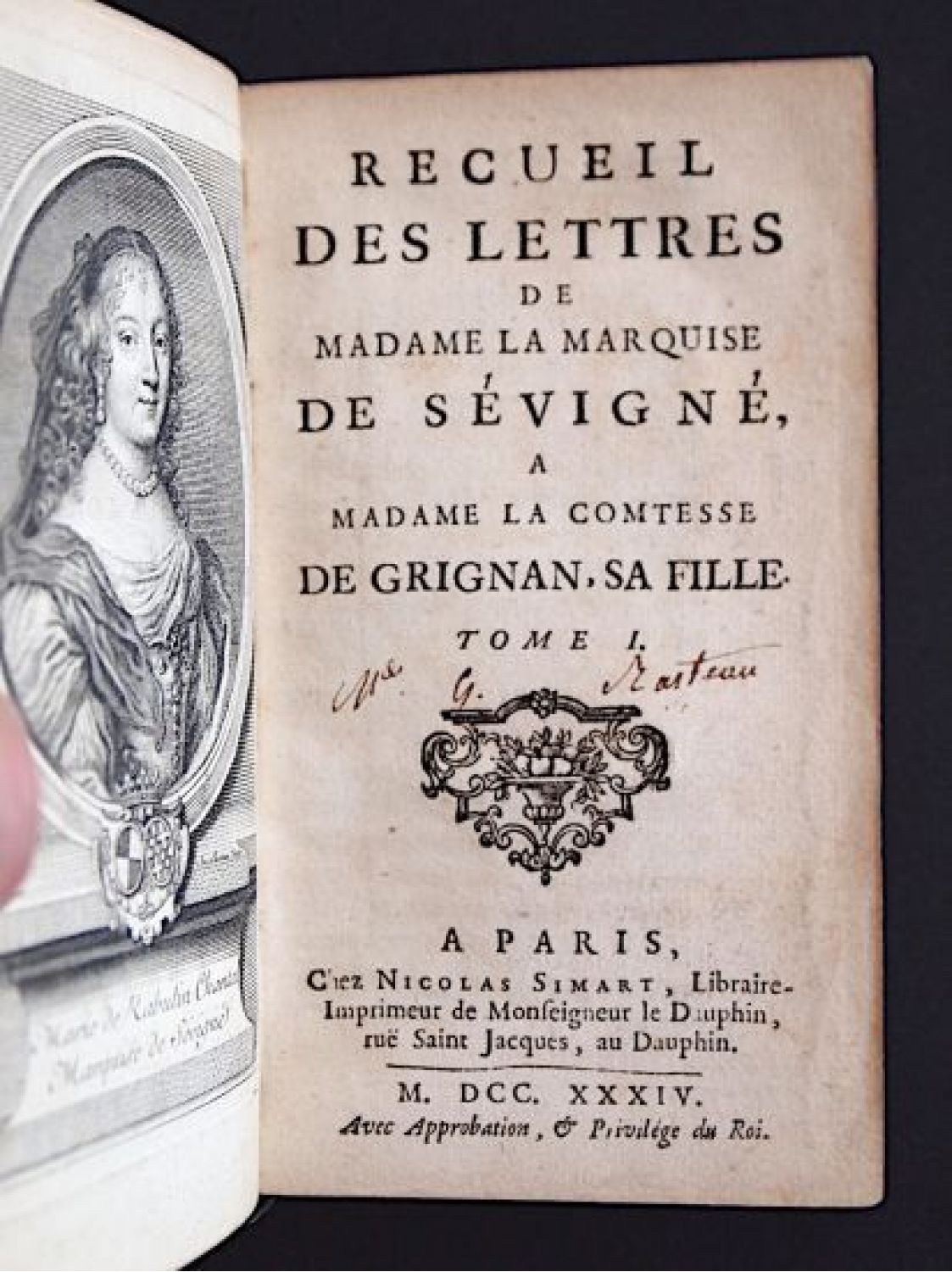 Sevigne Recueil Des Lettres De Madame La Marquise De S Vign A Madame