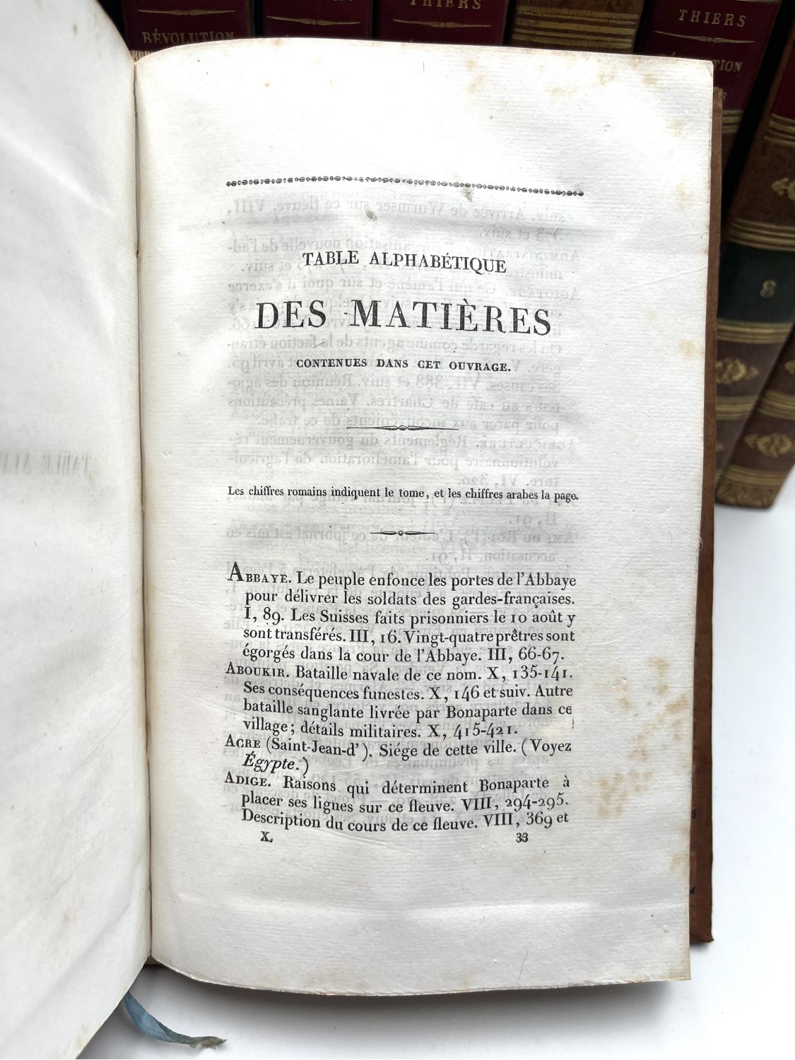 THIERS Histoire de la Révolution française Edition Originale