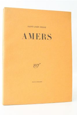 Saint John Perse Amers Edition Originale Edition Originale