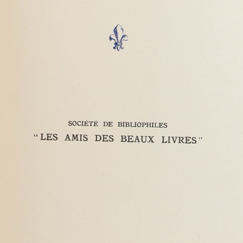 Les amis des beaux livres
