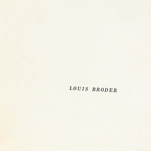 Louis Broder