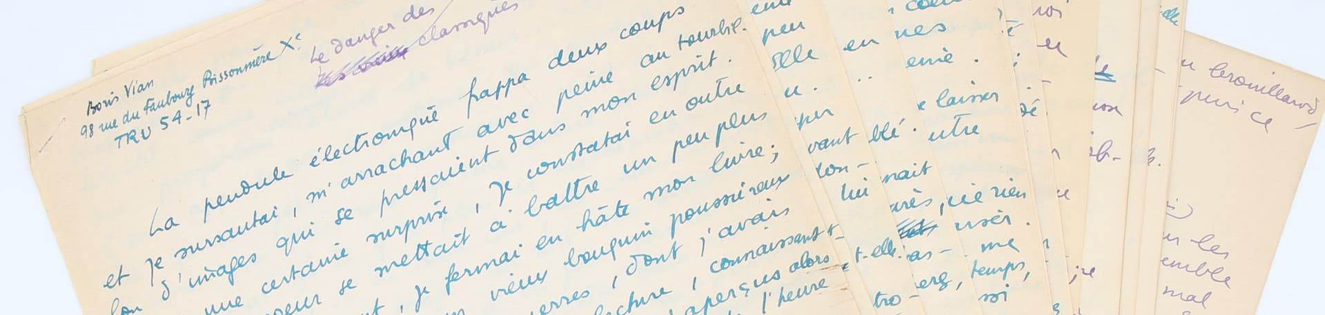 Manuscrits et Lettres à offrir