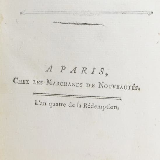 Les Marchands de Nouveautés