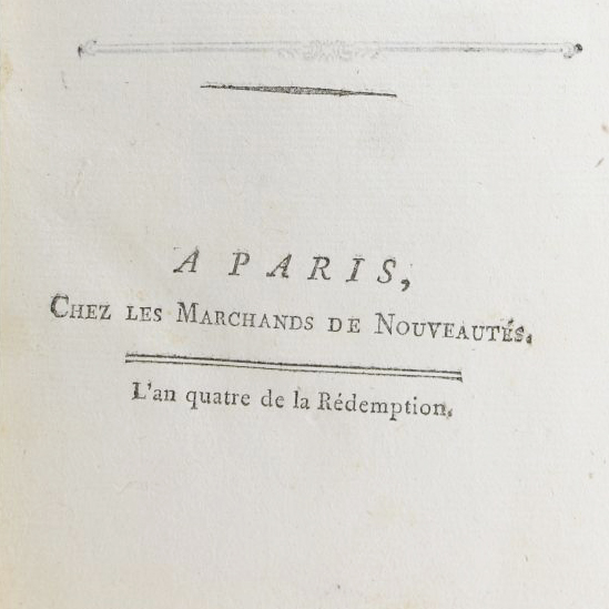 Les Marchands de Nouveautés