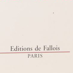 Editions de Fallois