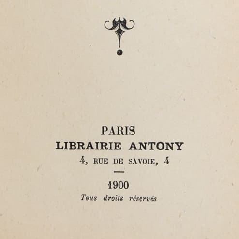 Librairie Antony