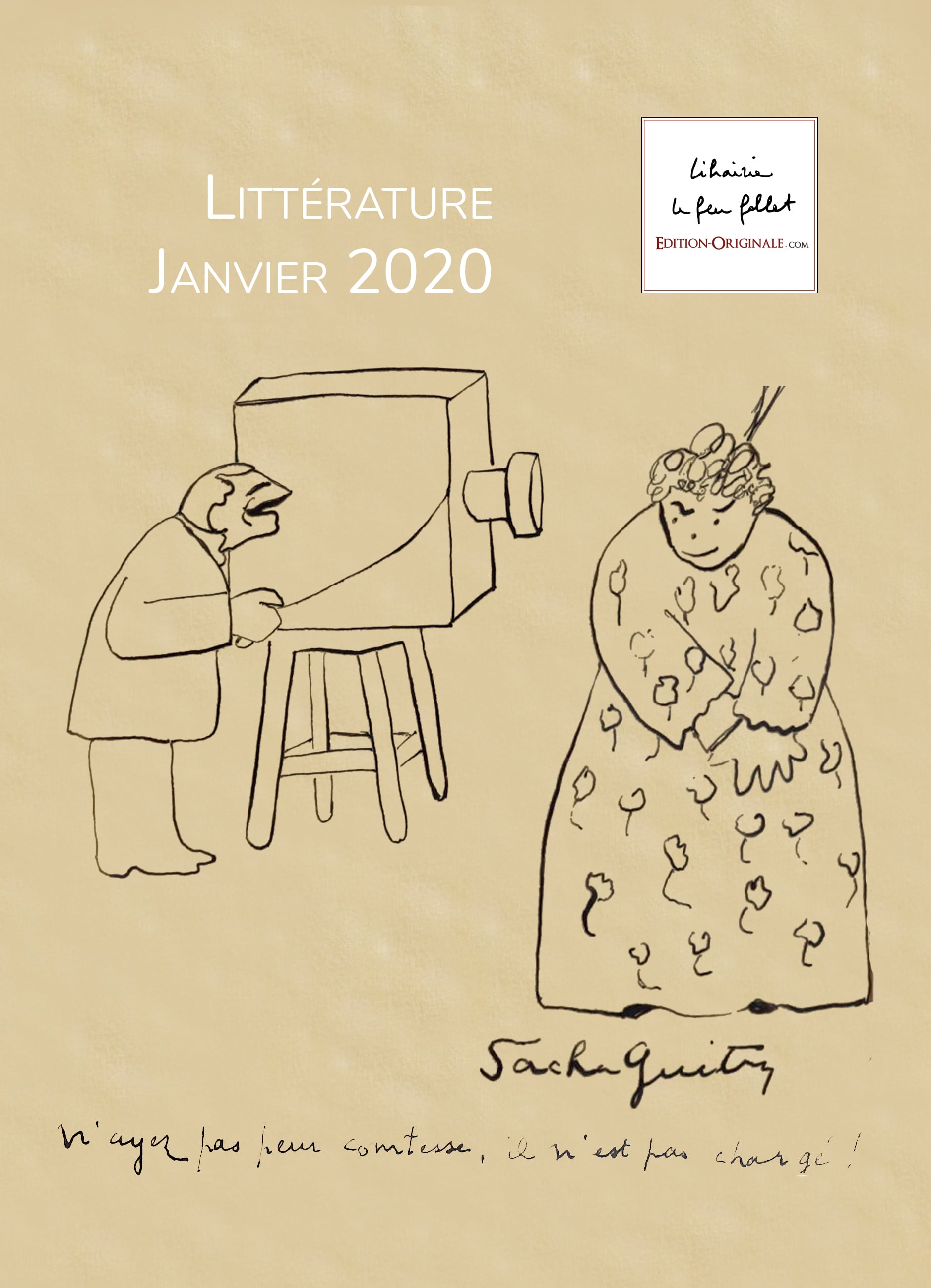 Catalogue de Littérature Janvier 2020