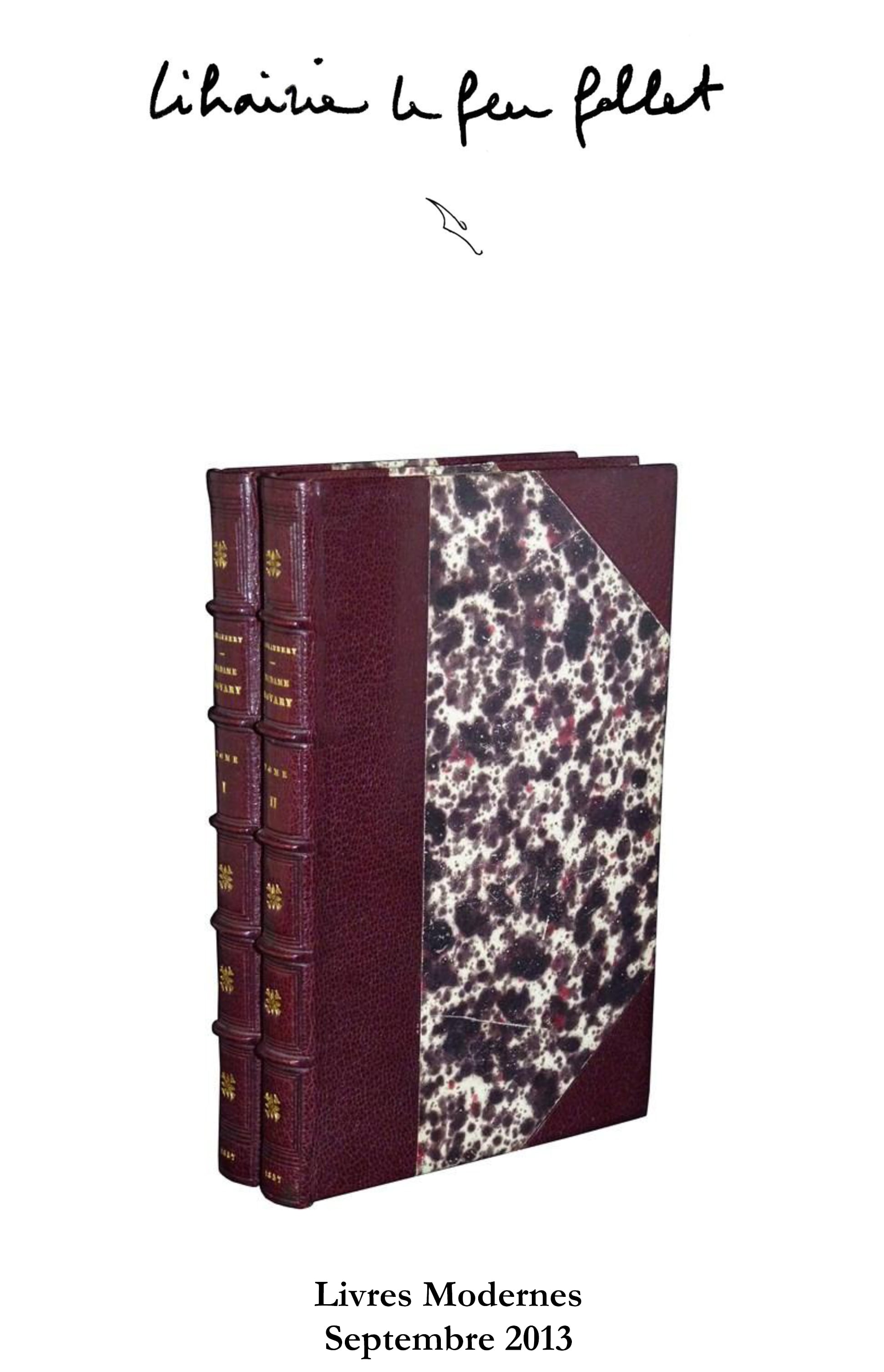 Editions originales & envois autographes Septembre 2013 | Catalogue