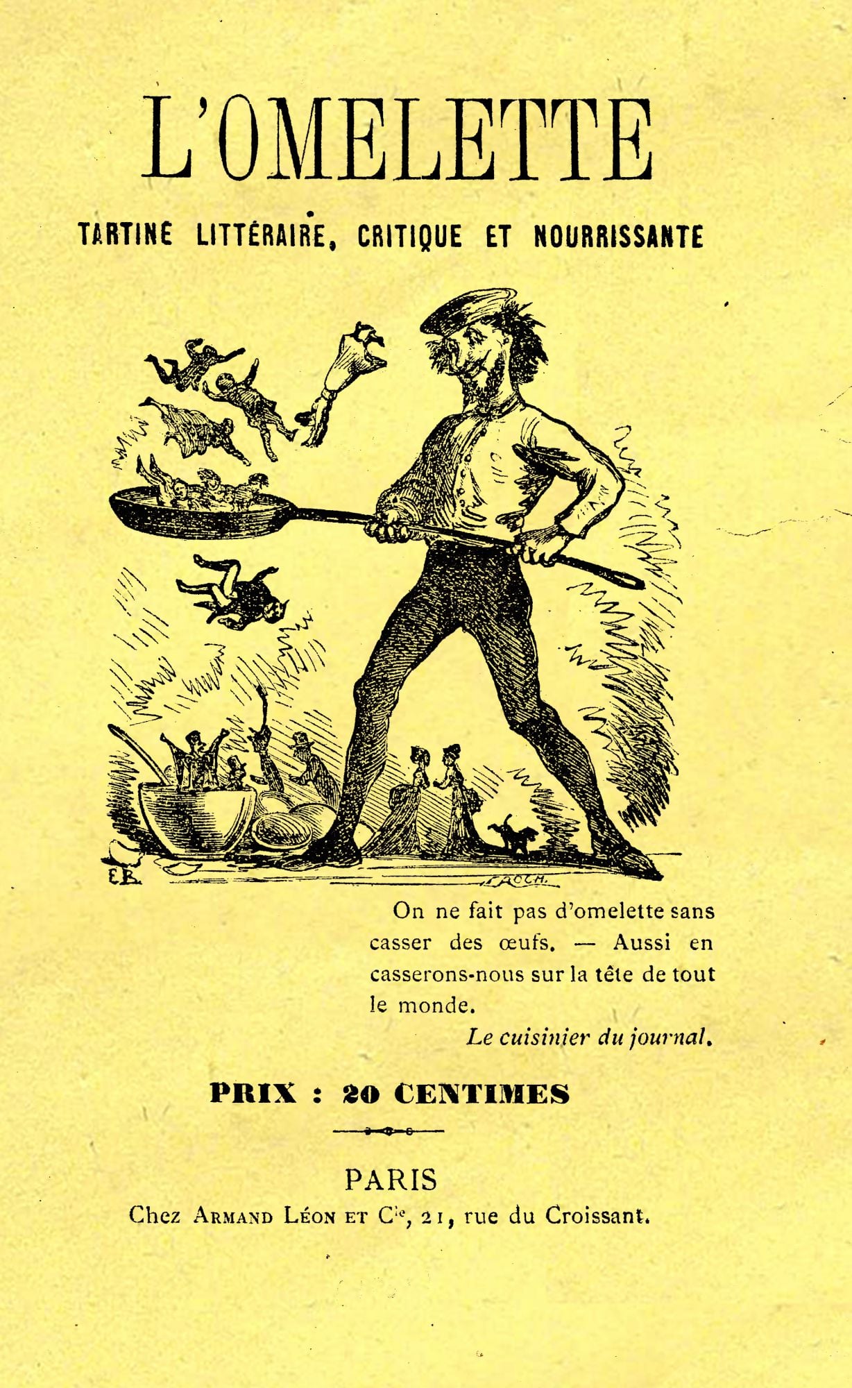 The omelette. Tartine literary critic and nourishing