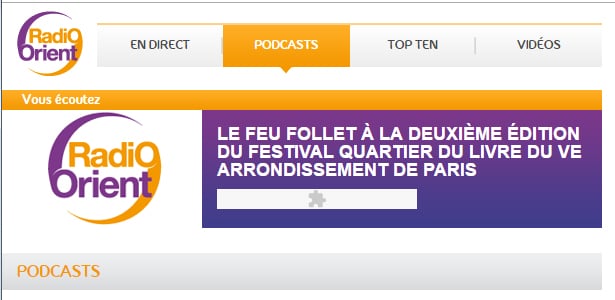 Le Feu Follet at the Festival du Quartier du Livre