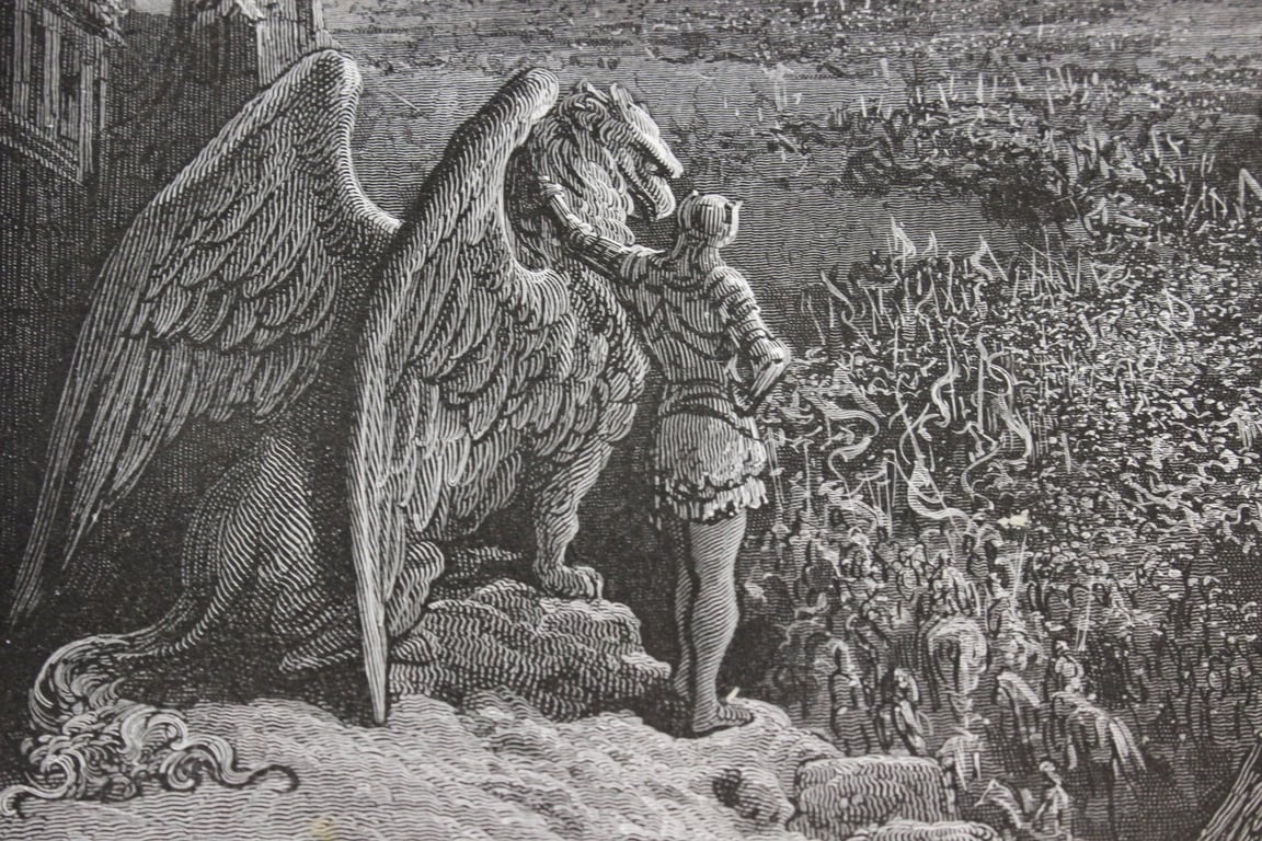 Shadow and Light in Roland Furieux's engravings illustrated by Gustave Doré