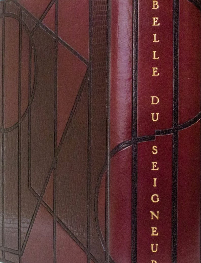 Bindings of Colette and Jean-Paul Miguet - "Belle du Seigneur" and others