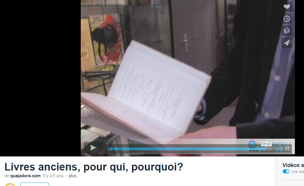 Livres anciens, pour qui, pourquoi ?