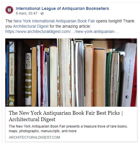 Treasures to Look For New York Antiquarian Book Fair