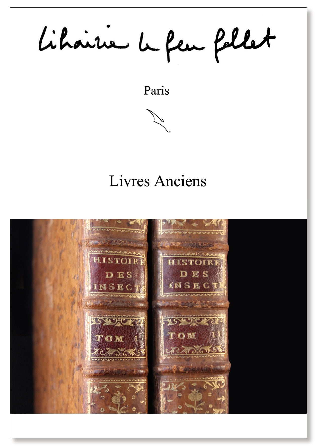 Catalogue de Livres anciens | Avril 2013