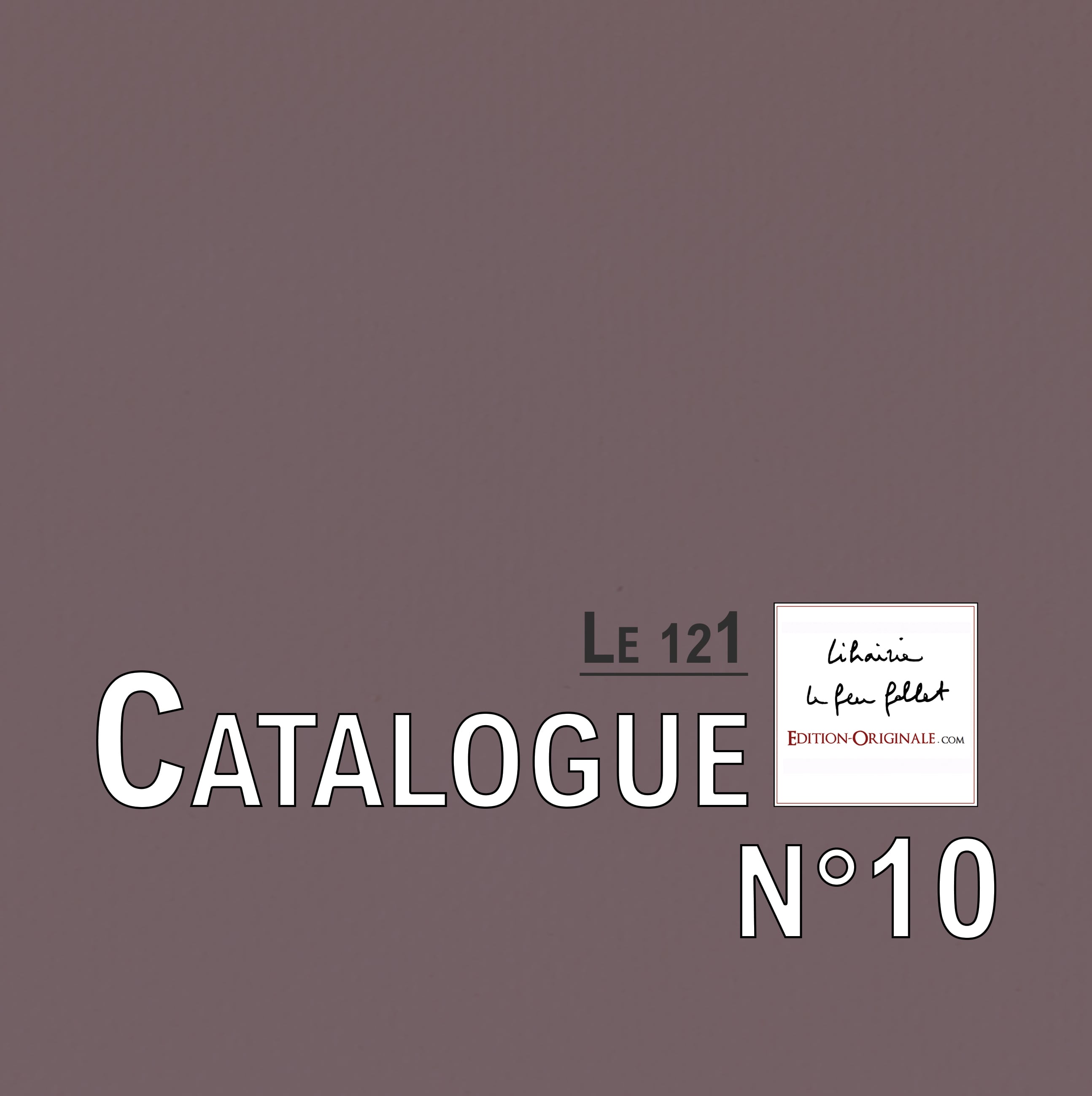 Lecture et petite bibliophilie n° 10