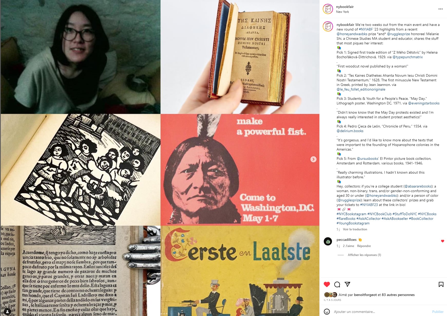 New York Antiquarian International Bookfair 2023 | Melanie's choice