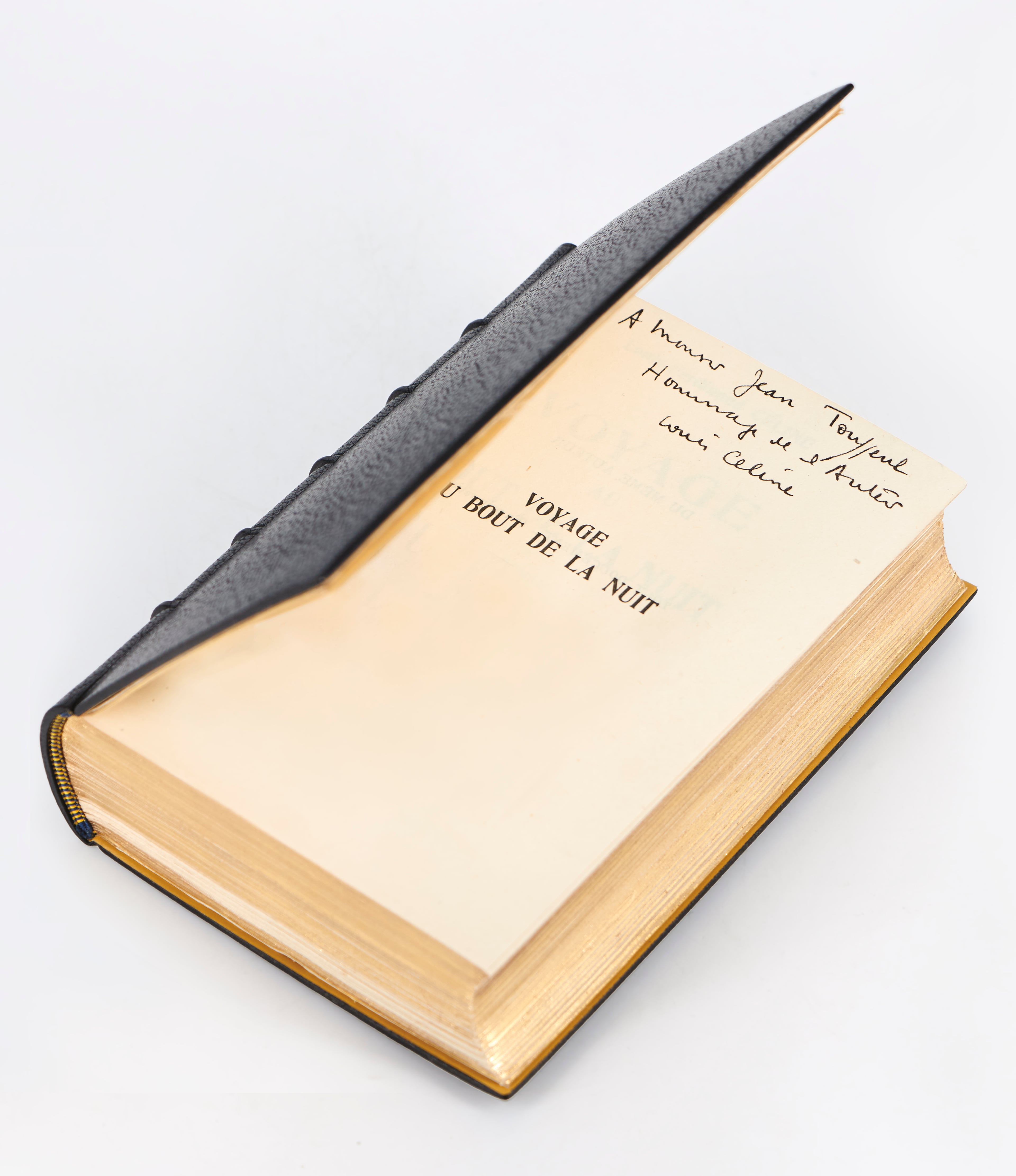 Le seul exemplaire de luxe du Voyage offert par pure conviction intellectuelle
