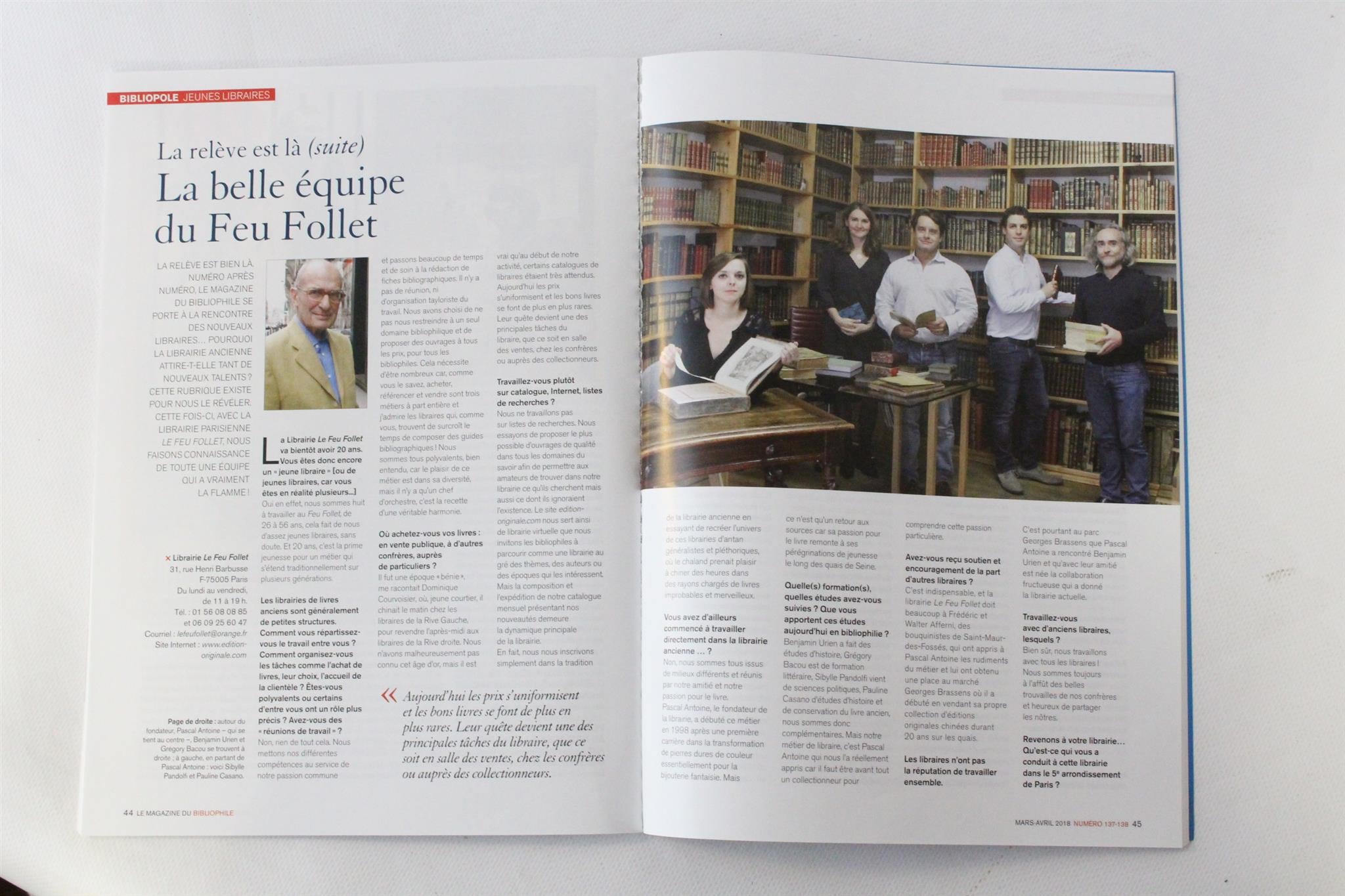 The nice team of Feu Follet's