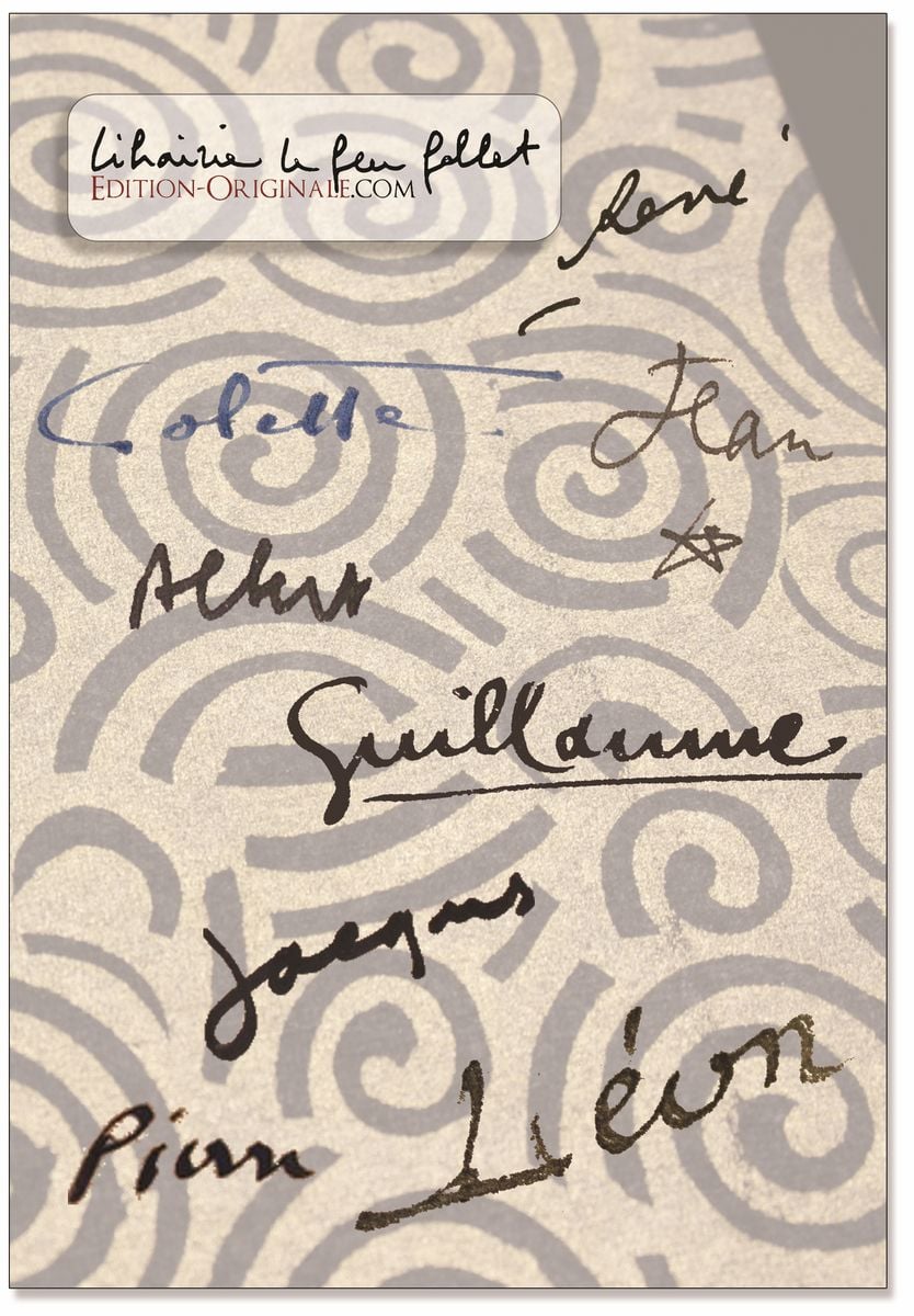 Sélection d'envois autographes d'auteurs
