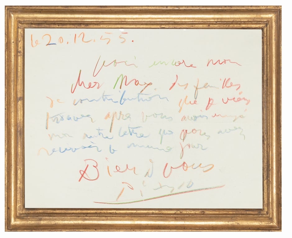 Picasso and his Letters