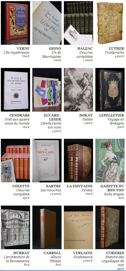 Seize livres exceptionnels à tous les prix... et plus si affinités.