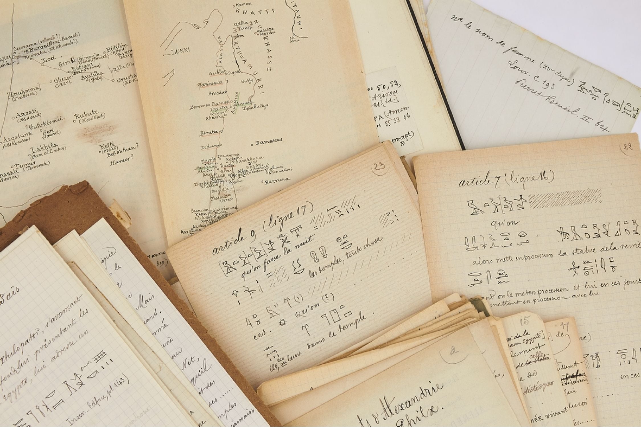 Investigation into a Previously Unpublished Set of Egyptian Epigraphy Works by Egyptologist Auguste Baillet