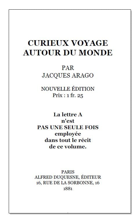 Arago: Curious trip around the world