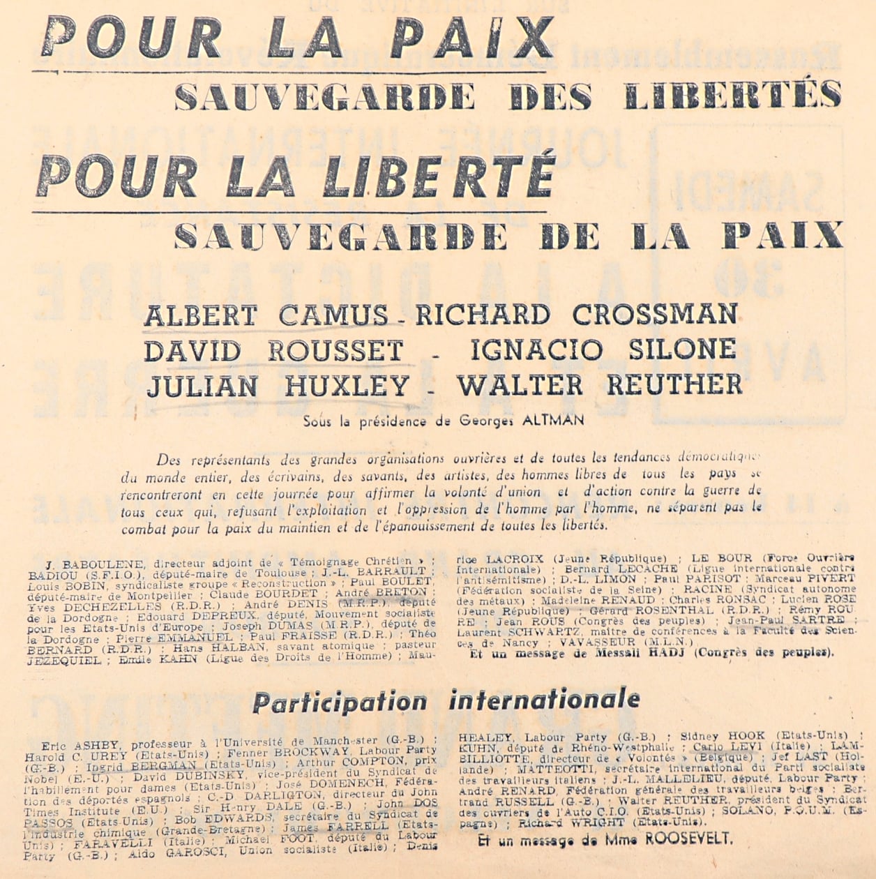 Roads & Inroads of Pacifism