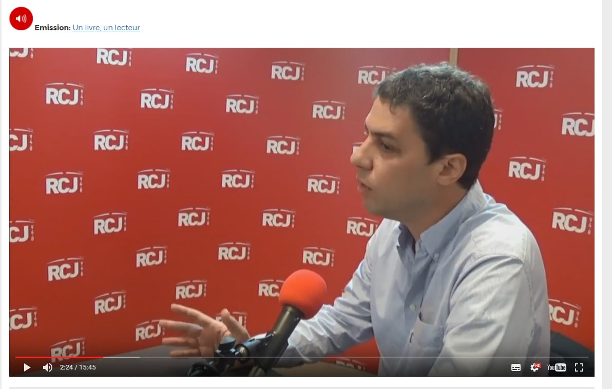 Emission A book one day on RCJ