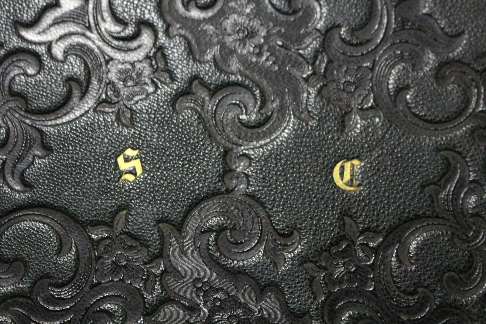 Whose initials are these?