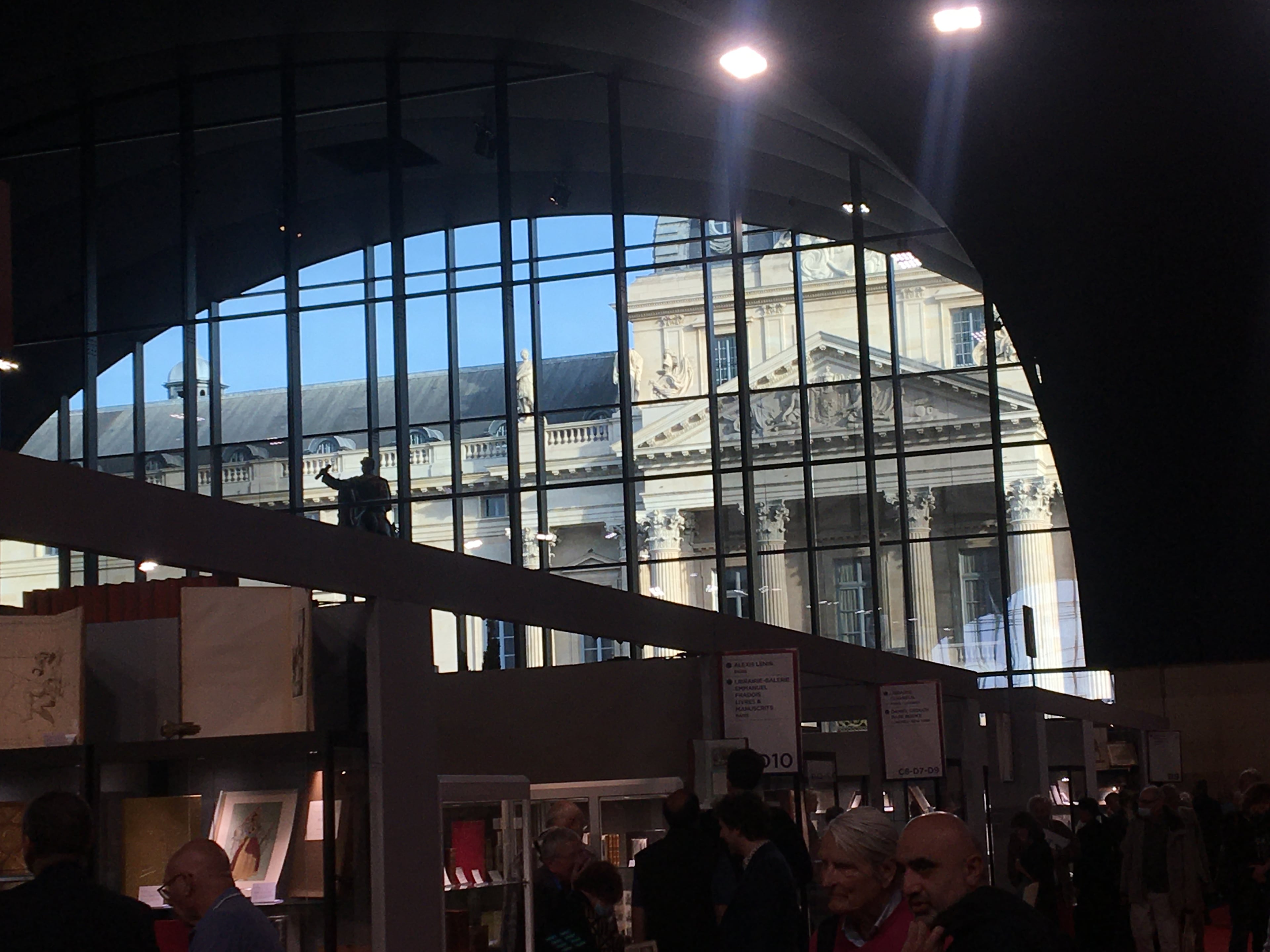 The bookshop's team at the Grand Palais éphémère Book Fair