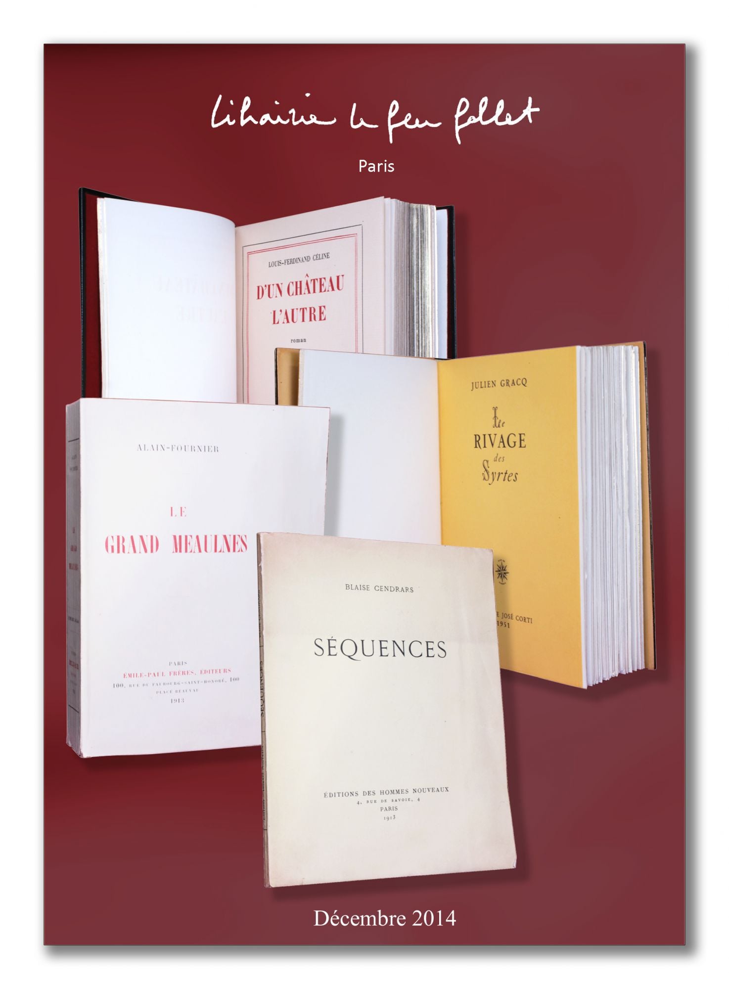 Livres modernes Décembre 2014