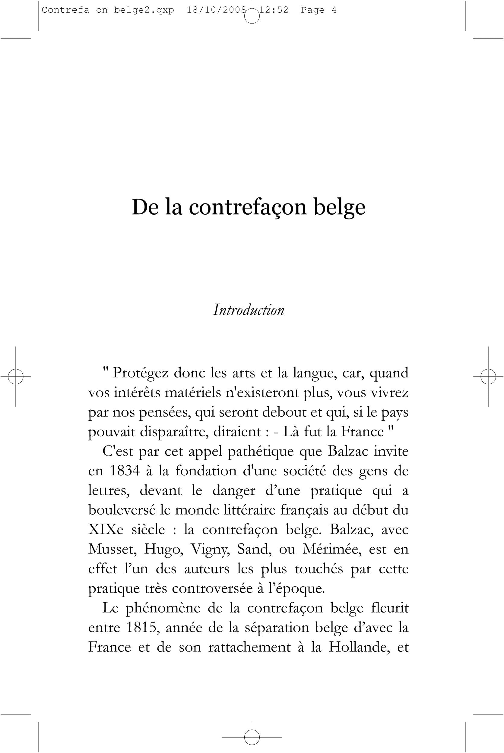 Belgian infringement