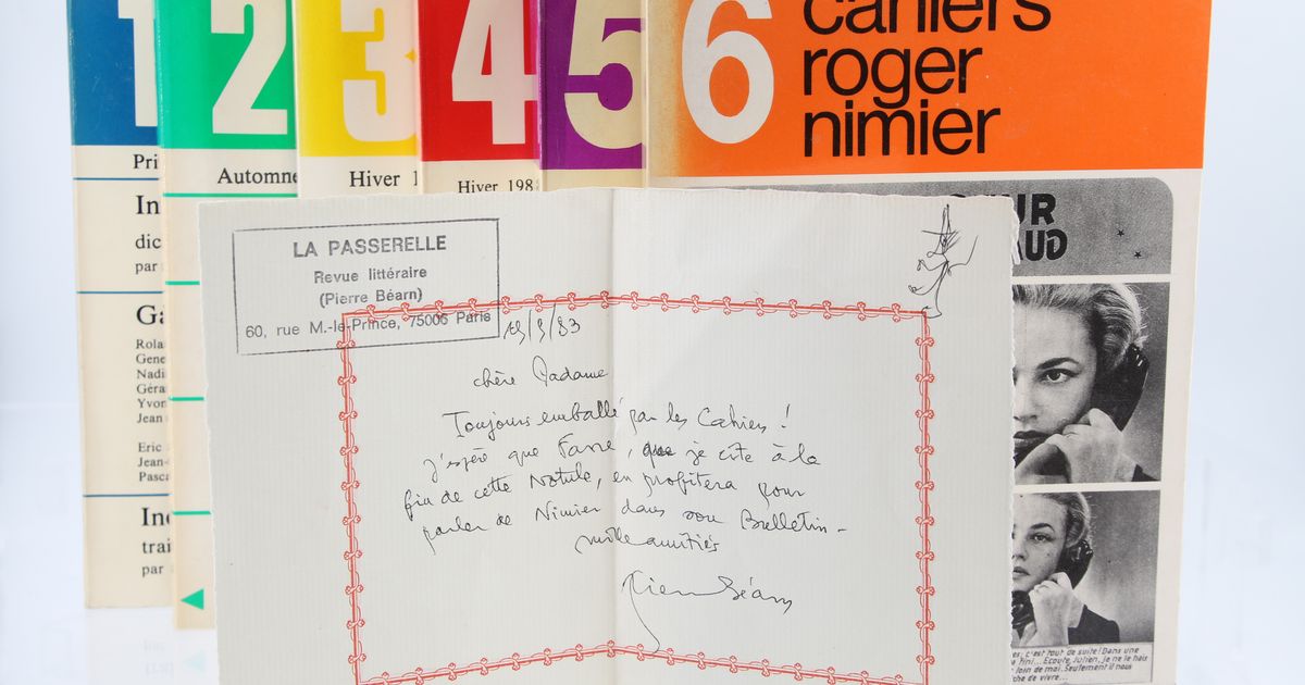 Roger NIMIER • Cahiers Roger Nimier : collection complète • Autographe ...