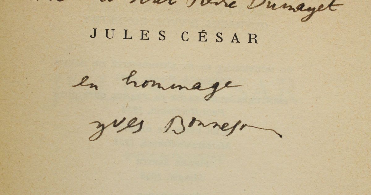 William SHAKESPEARE • Jules César • Autographe • 1960 – Edition ...