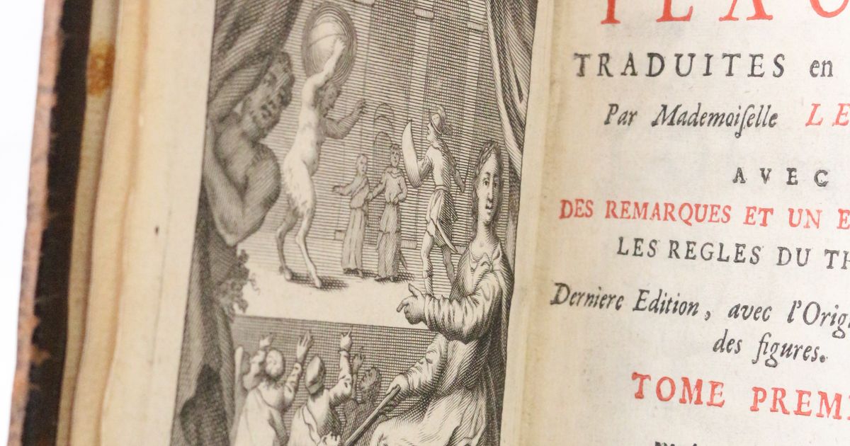 PLAUTE • Comédies de Plaute, traduites en françois par mademoiselle Le ...