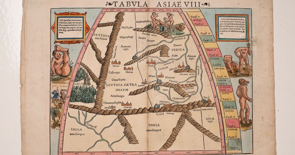 Sebastian MÜNSTER • Tabula Asiae VIII • 1550 – Edition-Originale.com ...