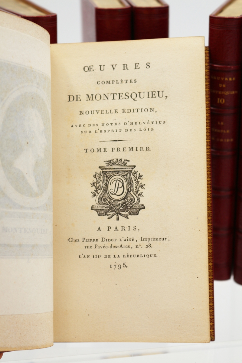 MONTESQUIEU • Oeuvres complètes • 1795 – Edition-Originale.com