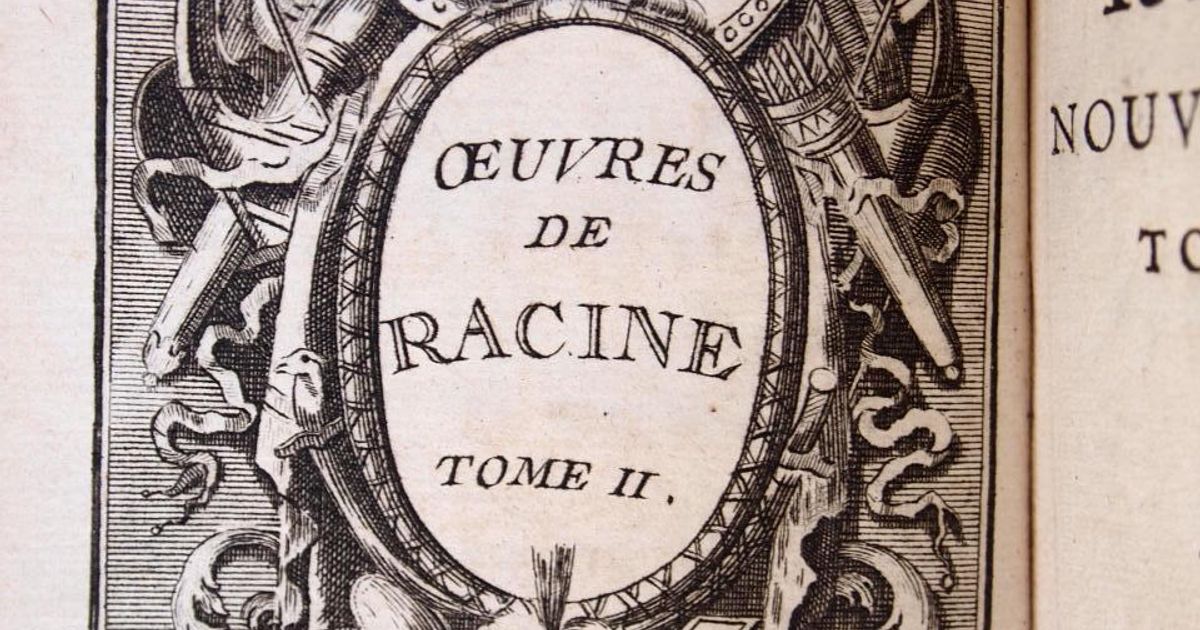 Les Chefs-d'Oeuvre de RACINE 2冊セット Jean RACINE • Oeuvres de Racine • 1754 – Edition-Originale.com