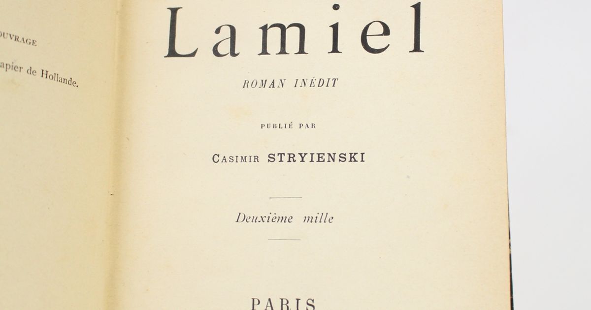 STENDHAL • Lamiel • 1889 – Edition-Originale.com