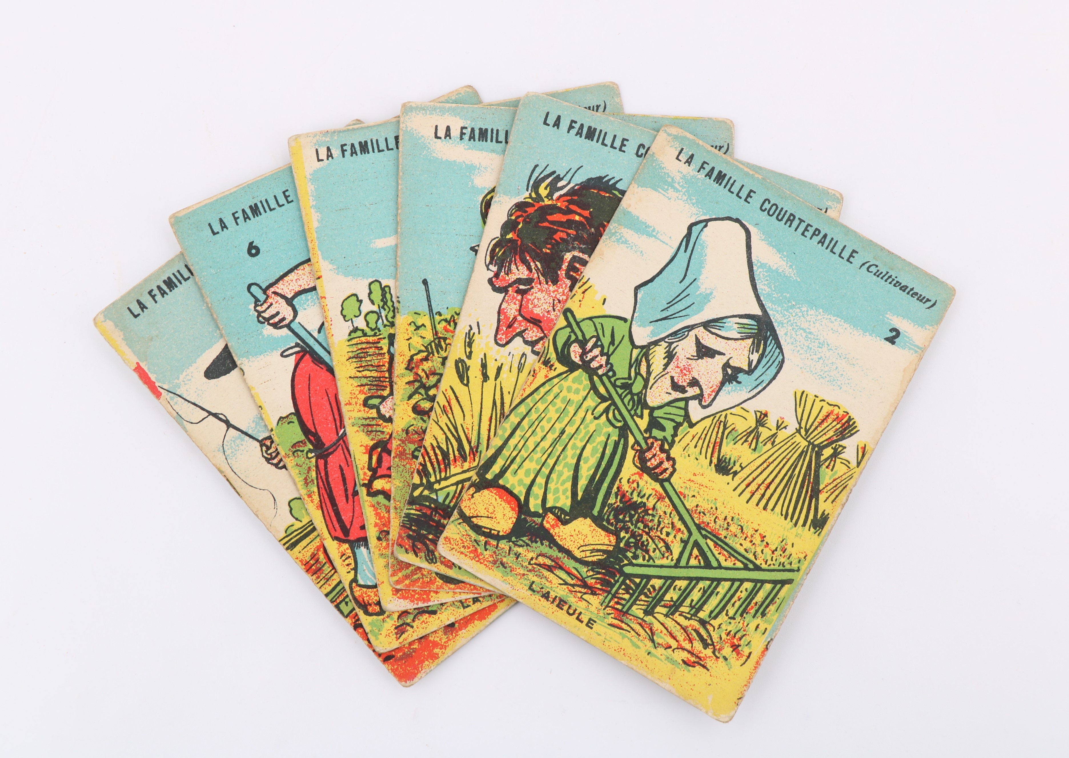 ANCIEN JEU DES 7 familles sur les métiers du cirque EUR 15,00 - PicClick FR
