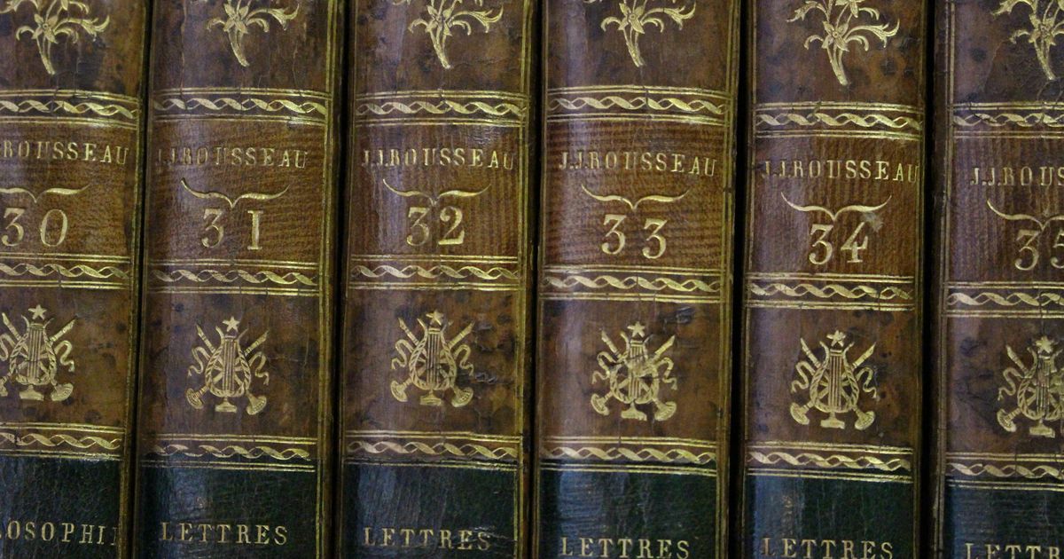 J.-J. Rousseau Œuvres complètes I Jean-Jacques ROUSSEAU • Oeuvres complètes de J. J. Rousseau • 1788