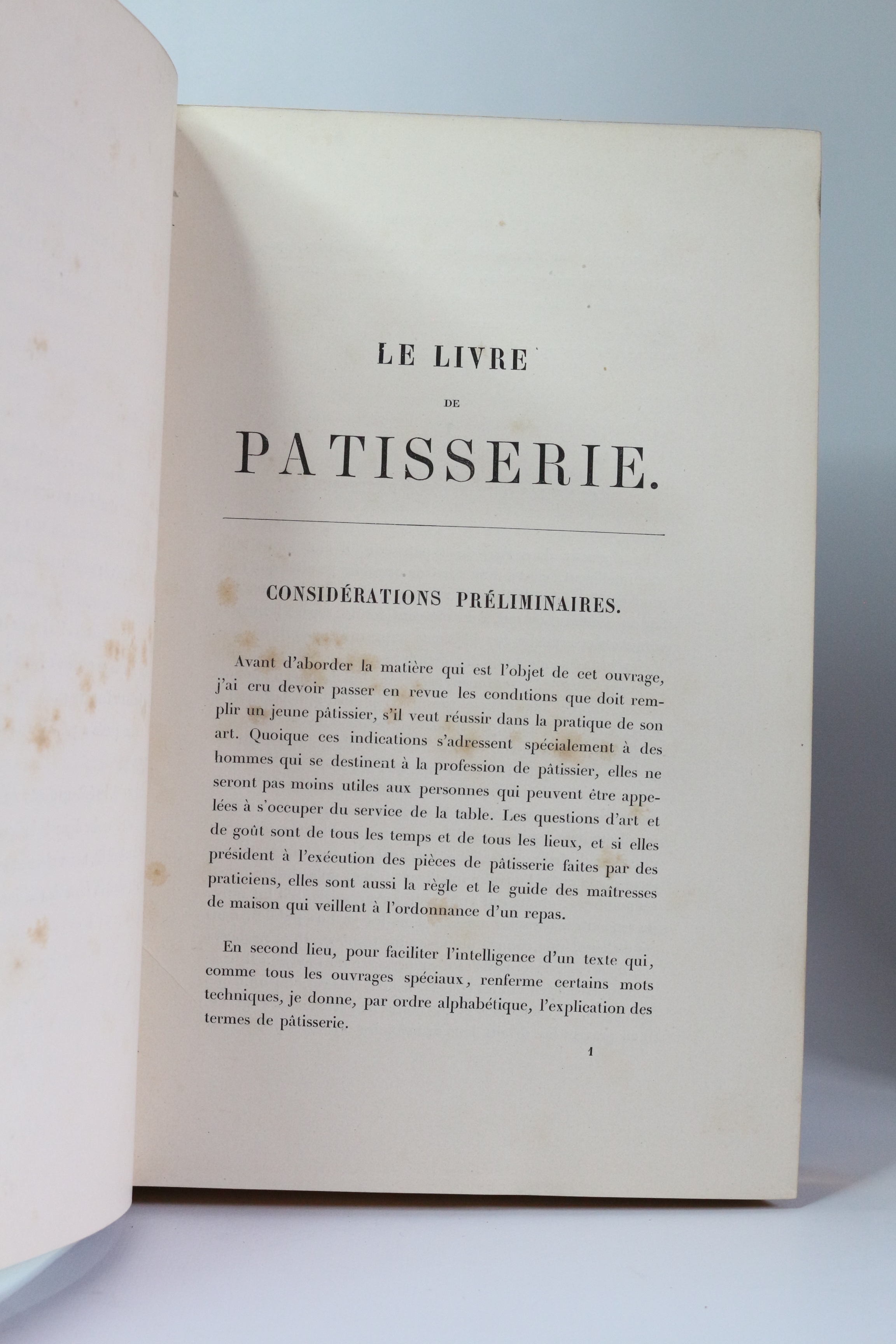 Jules GOUFFÉ • Le Livre de patisserie • 1873 – Edition-Originale