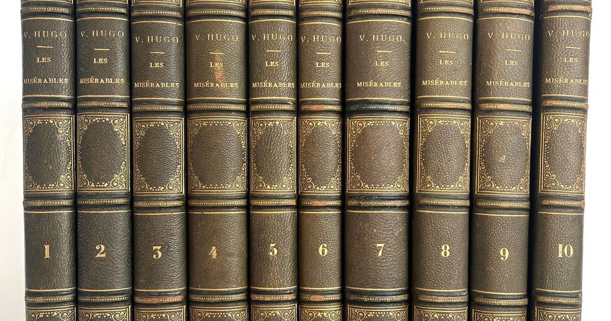 Victor Hugo Les Misérables - Édition Originale 1862 - Reliure Signée A. Sudre - EO