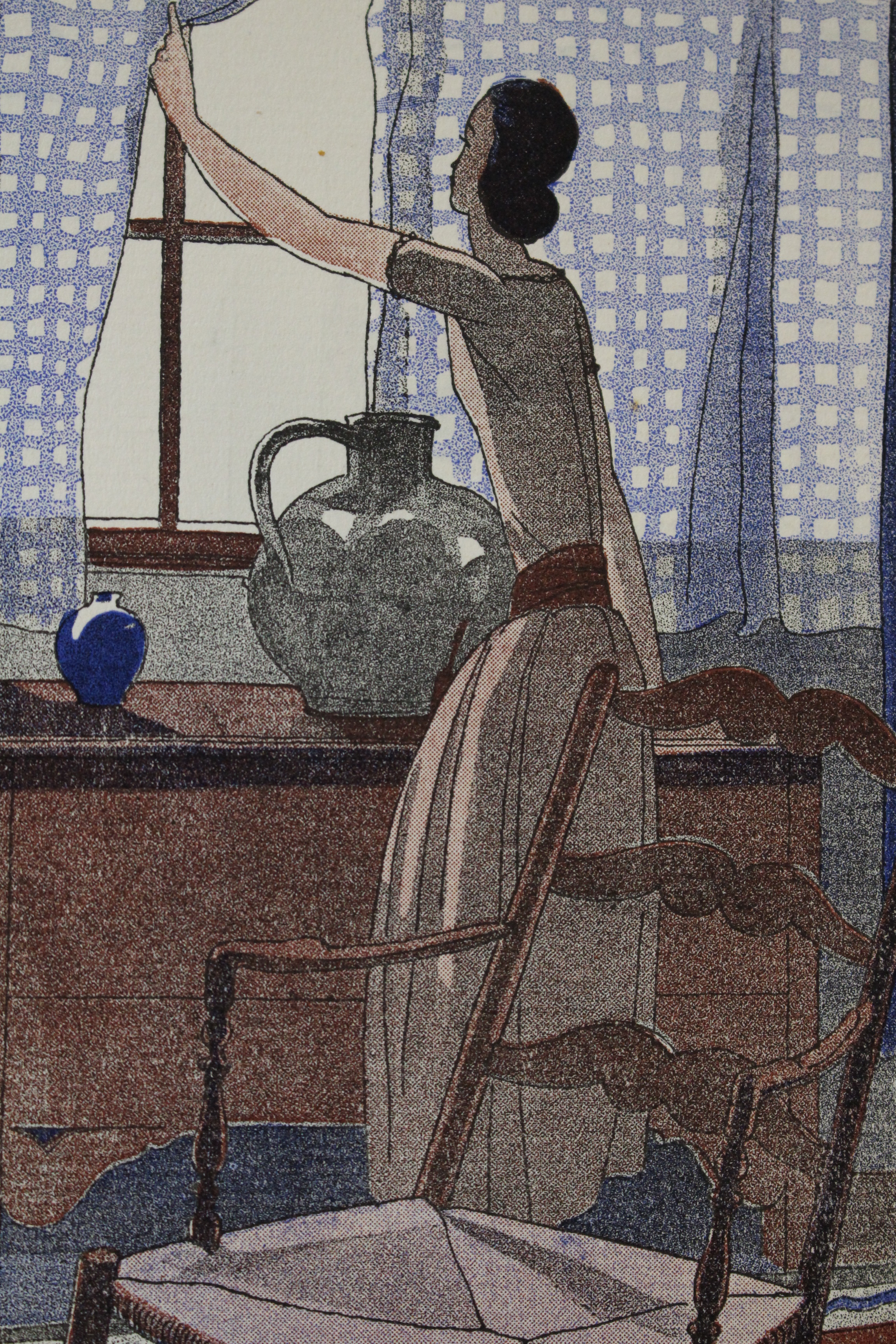 Publicité 1929 Mercier Frères Lit De Repos Directoire Et Brocart